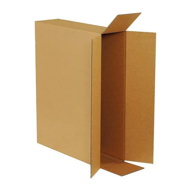 Alt view image 7 of 12 - Shipping Side Loading Moving Boxes 26" x 6" x 20" (10 Pack) Large Corrugated Cardboard Packaging Boxes - Shipping, Packing, Moving, and Storage Box for Home or Office - 10 Pack