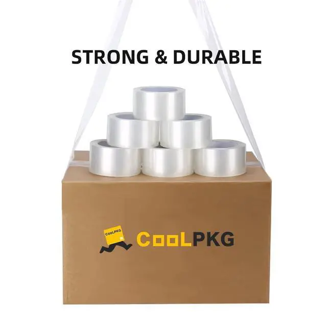 Alt view image 12 of 12 - Standard Packaging Tape Refill,Acrylic Adhesive,Commercial Grade,3 Inch Core, 1.8 Mil, 2Inch x 110 Yards (36 Rolls (1.8MIL 2IN X 110yd))