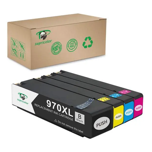 Alt view image 7 of 12 - Replacement 970xl 971xl Ink Cartridges, 970 971 Ink with V8 Chips Compatible for Officejet Pro X576dw X476dw X476dn X451dn X451dw X551dw Printer