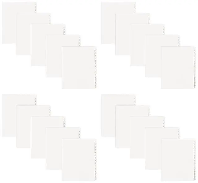 Alt view image 2 of 2 - 1-25 Legal Exhibit Dividers for 3 Ring Binders, 25-Tab Sets, Allstate Style, 5 Binder Divider Sets (24761) (Pack of 4)