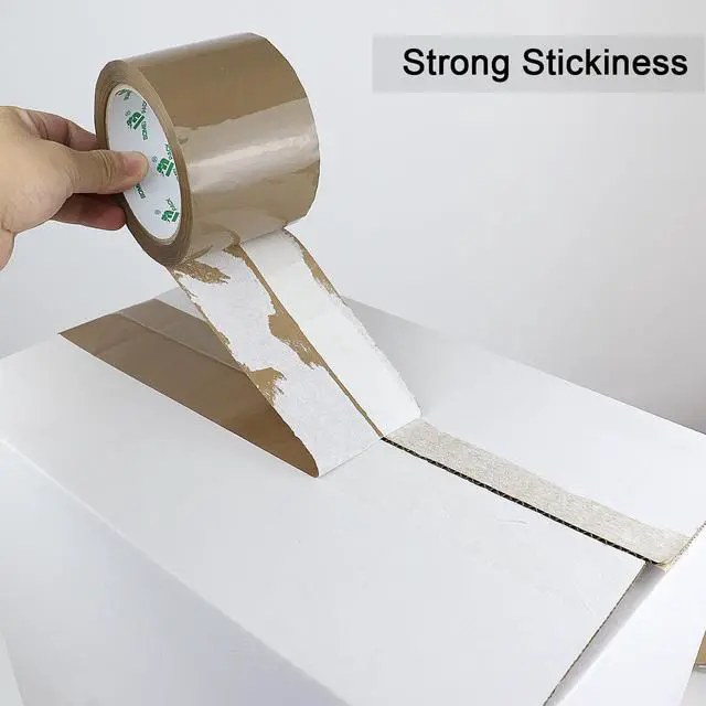 Alt view image 12 of 14 - Brown Packing Tape 3 inch Wide, 2.7 Mil x 60 Yards, 24 Refills Rolls Bulk Heavy Duty Wide Packing Tape 3inch for Moving, Shipping and Storage