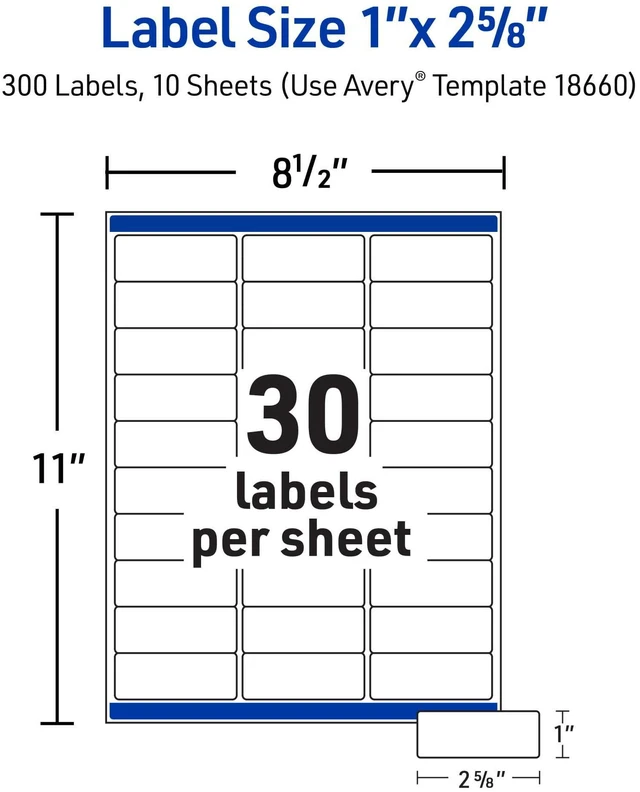 Alt view image 12 of 14 - Matte Clear Address Labels, Sure Feed Technology, Inkjet, 1" x 2-5/8", 1500 Labels (5 Packs of 18660)