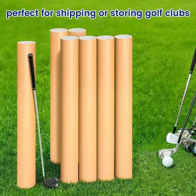 Alt view image 14 of 14 - 4 Pack Poster Mailing Tubes with Caps, Heavy Duty Cardboard Poster Tube, Shipping Tube for Prints, Documents, Crafts & Golf Clubs (4in*48in, 3in*48in)