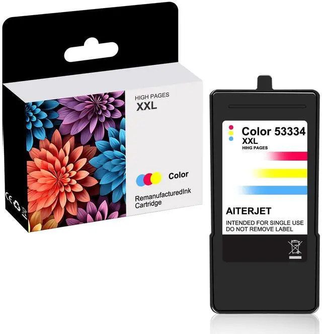 Alt view image 6 of 10 - High Pages Remanufactured Ink Cartridge Replacement for PR 53334 Tri-Color Ink Cartridge for Bravo se-3 and 4200-series disc Publishers