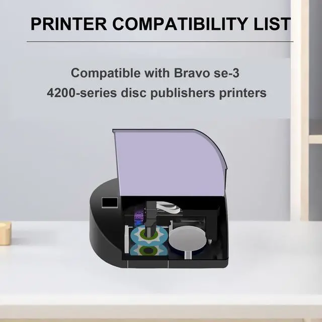 Alt view image 7 of 10 - High Pages Remanufactured Ink Cartridge Replacement for PR 53334 Tri-Color Ink Cartridge for Bravo se-3 and 4200-series disc Publishers