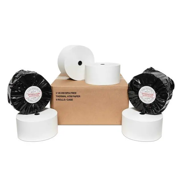 Alt view image 5 of 8 - Nautilus - Hyosung NH-1500 Series 3 1/8" x 870' Heavy Thermal Paper (8 Rolls)