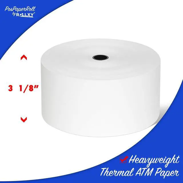 Alt view image 6 of 8 - Nautilus - Hyosung NH-1500 Series 3 1/8" x 870' Heavy Thermal Paper (8 Rolls)