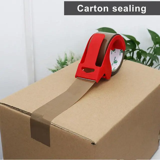 Alt view image 11 of 14 - 36Rolls Brown Packing Tape with Dispenser, Brown Tape Refill Rolls for Packaging, Shipping and Moving, 2.6Mil 1.88 Inch x 60 Yard