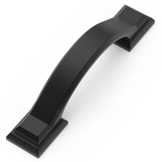 Alt view image 7 of 12 - 10 Pack 3 Inch Cabinet Pulls Matte Black Kitchen Cabinet Handles Zinc Alloy Drawer Pulls Solid Cabinet Hardware