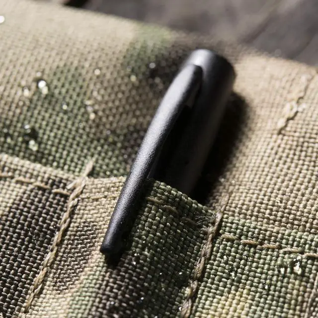 Alt view image 12 of 14 - Weatherproof 3" x 5" Top Spiral Notebook Kit: MultiCam CORDURA Fabric Cover, 3" x 5" Tan Notebook, and Weatherproof Pen (No. 935M-KIT)