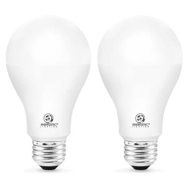 Alt view image 8 of 14 - 150 Watt LED Light Bulb, Super Bright A21 Daylight 5000K, Non-Dimmable, 2300lm, High Lumen Light Bulbs, UL Listed, 2-Pack