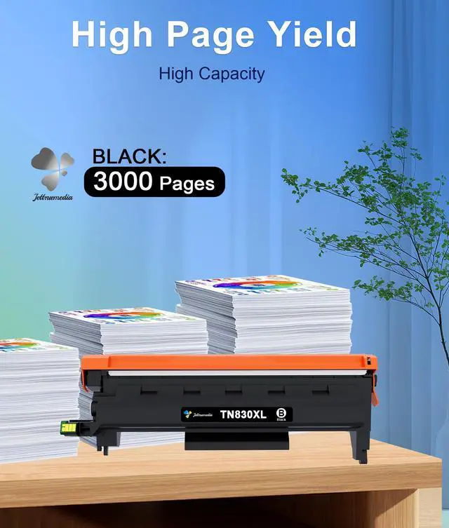 Alt view image 10 of 14 - TN830XL Black Toner Cartridge Compatible for Brother TN830 TN-830XL 830 TN830XL Toner Black for Brother Printer DCP-L2640DW HL-L2460DW HL-l2405W MFC-L2820DW HL-L2400D HL-L2480DW Printer (4 Pack)