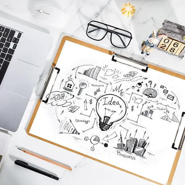 Alt view image 10 of 12 - 8 Pcs 11x17 Clipboard With Three Clips - Extra Large Horizontal Drawing Clipboard for Office, Home, Teachers Supplies