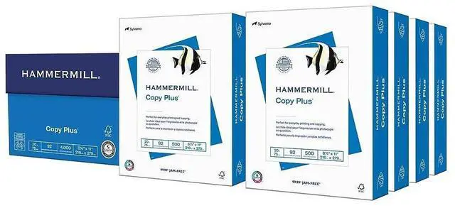 Alt view image 8 of 14 - Copy Plus 8.5" x 11" Copy Paper, 20 lbs., 92 Bright, 8 Ream (4,000 Sheets) - 105190