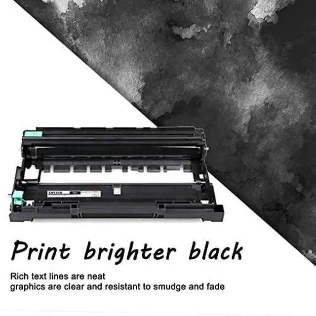 Alt view image 12 of 14 - DR350 Drum Unit Compatible 1 Pack DR-350 Black Replacement for Brother DR350 DR-350 for Brother DCP-7010 7020 7025 IntelliFax 2820 2910 2920 2850 MFC-7220 7225 7820 7420 HL-2040 2070N 2030 Printer