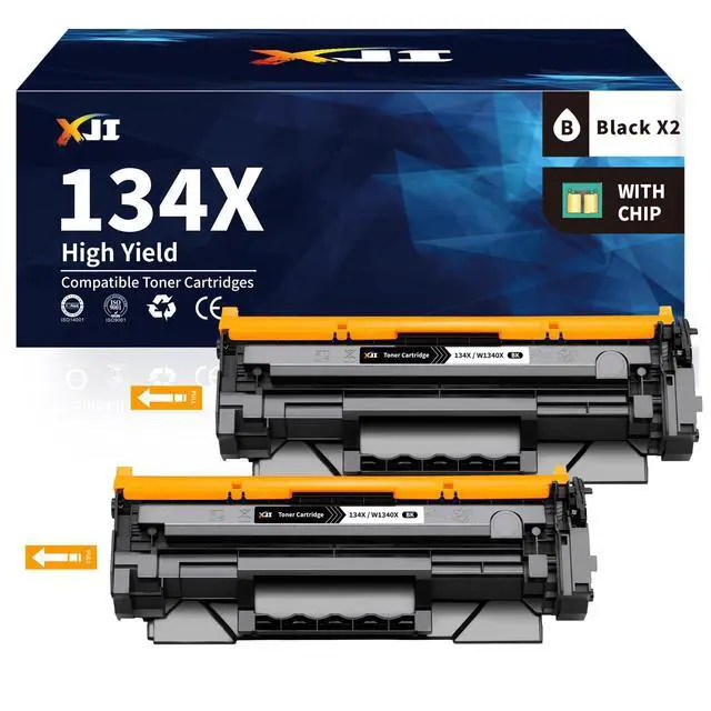 Alt view image 8 of 14 - 134X Toner with Chip High Yield Compatible Replacement for HP 134X Black Toner Cartridge 134A W1340X W1340A, for Laser Jet Printer M209dw MFP M234dw M234sdn M234sdw Ink Black 2 Pack