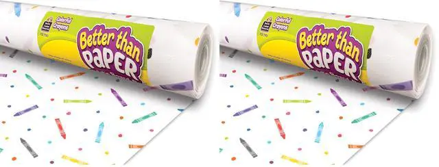 Alt view image 5 of 8 - Colorful Crayons Better Than Paper Bulletin Board Roll (Pack of 2)