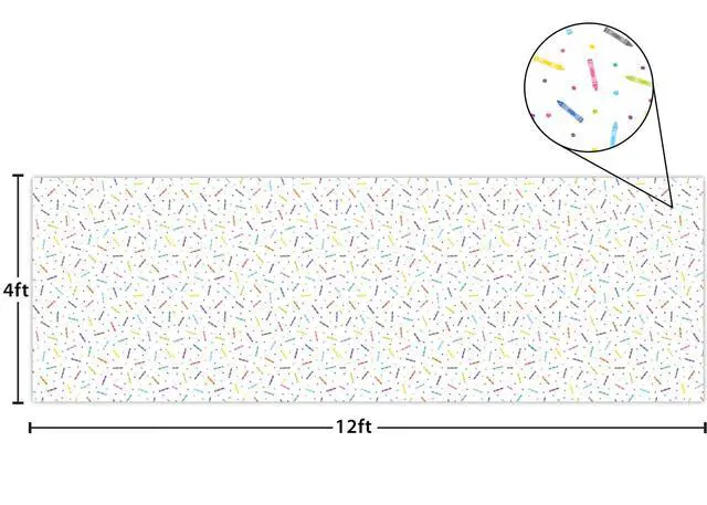 Alt view image 7 of 8 - Colorful Crayons Better Than Paper Bulletin Board Roll (Pack of 2)