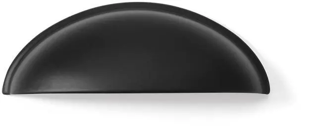 Alt view image 8 of 12 - 10 Pack 2-1/2" Drawer Pulls Matte Black Cabinet Cup Pulls Kitchen Hardware Cabinet Handles Drawer Handles Knobs 2.5 inch Hole Center