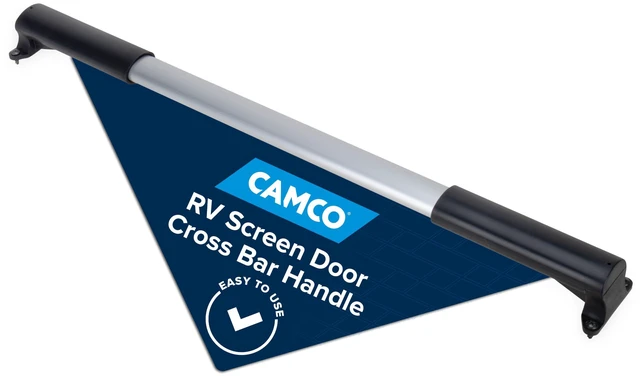Alt view image 7 of 12 - Camper/RV Screen Door Cross Bar - Protects the Screen Door & Allows for Easier Exit from Travel Trailer - Adjusts from 21-5/8-Inches to 28-5/8-Inches (42183)
