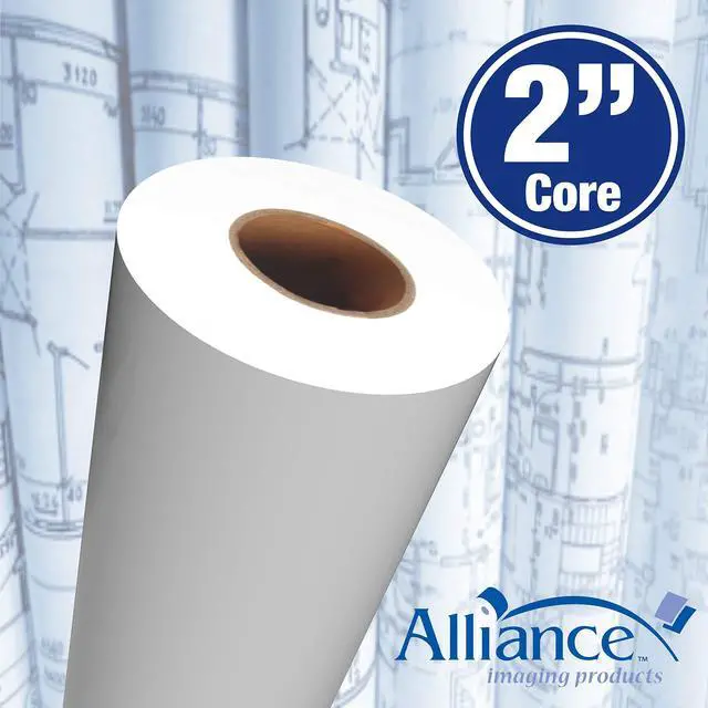 Alt view image 8 of 12 - Wide Format Paper Rolls CAD Bond (20lb | 4 Rolls, 22 In x 150 Ft | 2" Core)