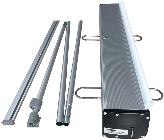 Alt view image 9 of 14 - 24" x72-80 Heavy Duty Retractable Roll Up Banner Standfor business trade show,store sign display Stand (STAND ONLY)