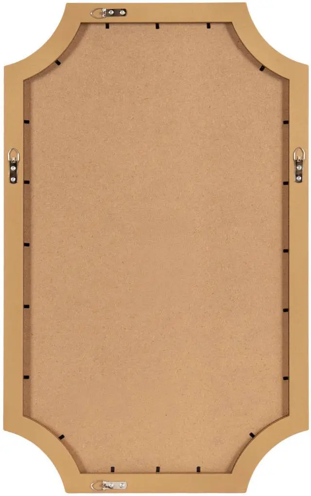 Alt view image 14 of 14 - Holbrook Scalloped Magnetic Dry Erase Board with Marker and Four Magnets; 15 x 24; Gold; Decorative Wall Organization White Board for Use as Bedroom or Dorm Room Decor