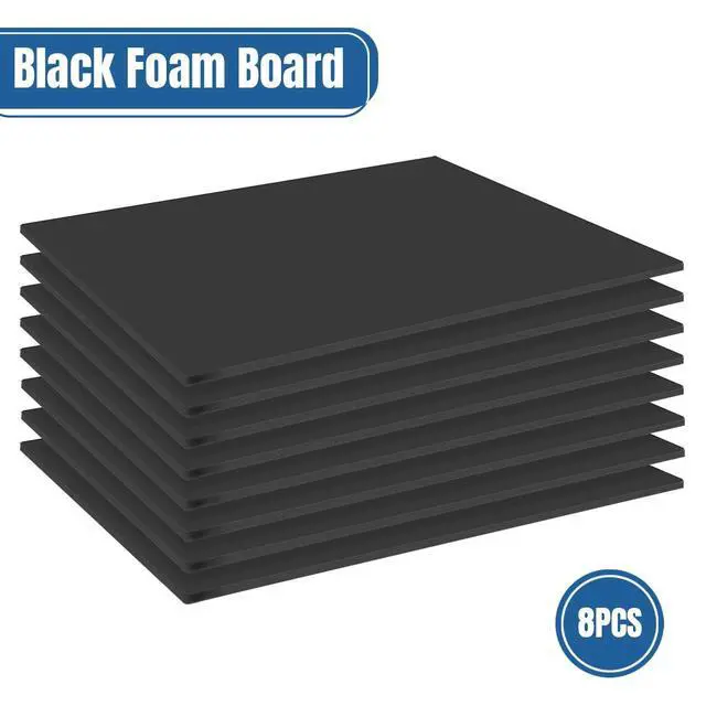 Alt view image 13 of 14 - 8PACK Black Foam Board for DIY Projects 24x36×3/16 inches,5MM Poster Board High Quality Blank Board Perfect for Arts Crafts School Projects Presentation Displays