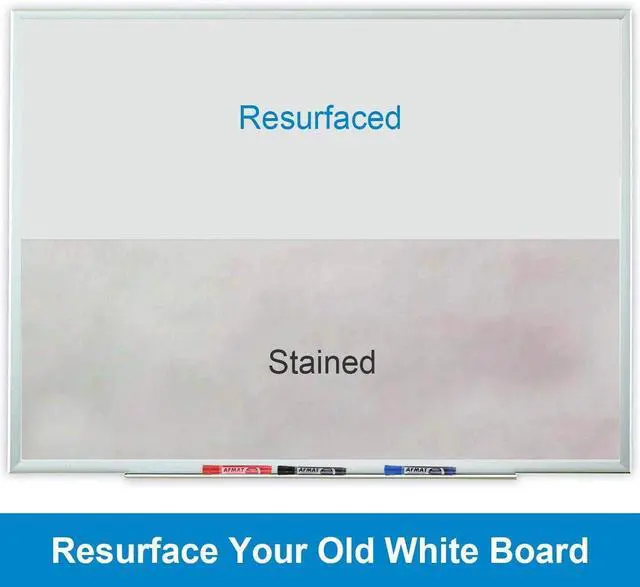 Alt view image 9 of 14 - Whiteboard for Wall, 8 x 4 ft White Board Sticker, 96 x 48 inches Dry Erase Wallpaper, Peel and Stick Whiteboard Contact Paper Roll for Wall/Table/Doors/Glass/Fridge, 9 Dry Erase Markers