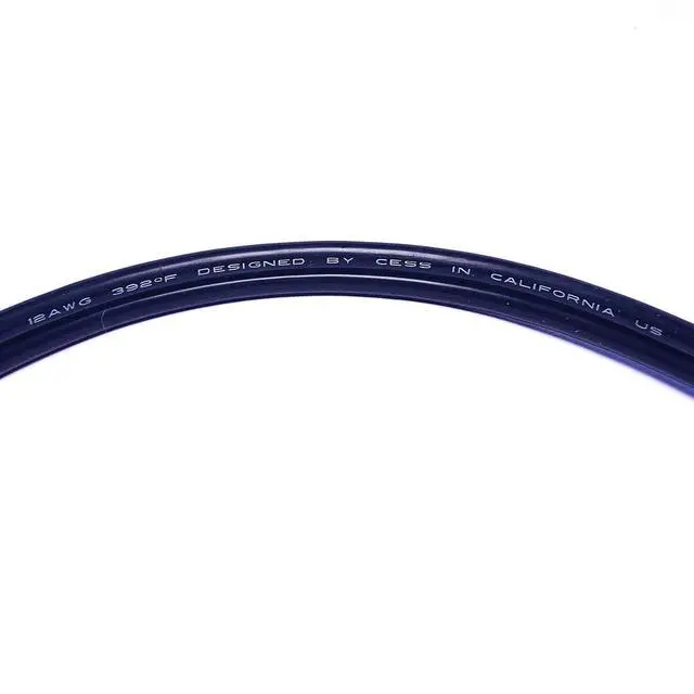 Alt view image 9 of 10 - CESS-037-2f Banana Plug Male to Male Speaker Cable 12 Gauge 680 Strand Count Silicone Soft Wire, 2 Cables (2 FEET)