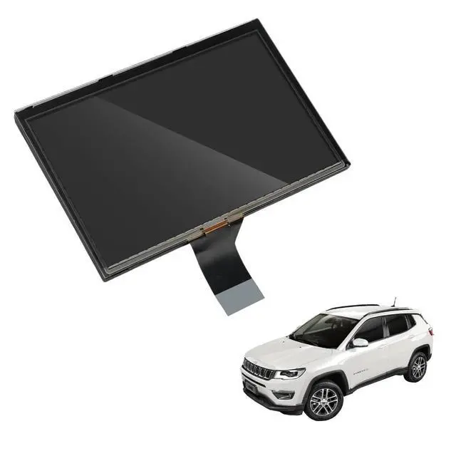 Alt view image 5 of 8 - 7" Uconnect VP2 Touch Screen Digitizer LCD Monitor Radio Navigation Display for Jeep Compass 2017-2020 Renegade 2018-2021 Replacement TDO-WXGA0700K00057-V1 ACT3S5370FPC-A1-E