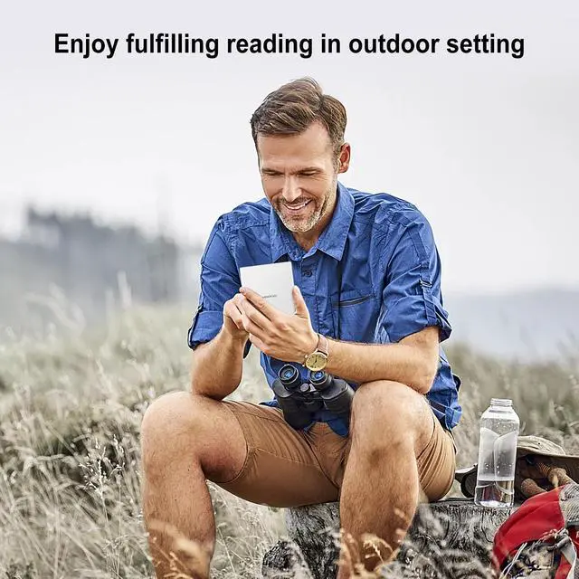 Alt view image 12 of 12 - 5.8 inch Ebook Reader, HD Touch Screen Carta E-Ink Technology, 32GB ROM(TF Card Expansion to 64G), WiFi, Long Endurance, Android E-Reader with Cover(White)