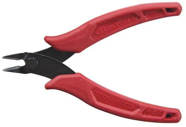 Alt view image 8 of 14 - D275-5 Diagonal Flush Cutters, Made in USA, Micro Wire and Compact Zip Tie Cutter, Ultra-Slim Precision for Work in Confined Areas, 5-Inch