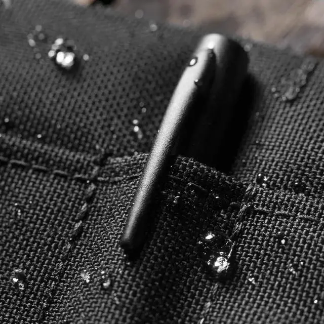 Alt view image 14 of 14 - Weatherproof 3" x 5" Top Spiral Notebook Kit: Black CORDURA Fabric Cover, 3" x 5" Black Notebook, and Weatherproof Pen (No. 735B-KITL)