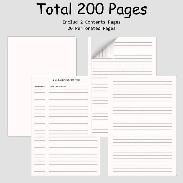 Alt view image 11 of 14 - 20 Pack Hardcover Leather Journal Notebooks, A5 College Ruled, 200 Pages/100 Sheets, 5.8 x 8.4 inch, 10 Colors, Bulk for Business/Office/Work