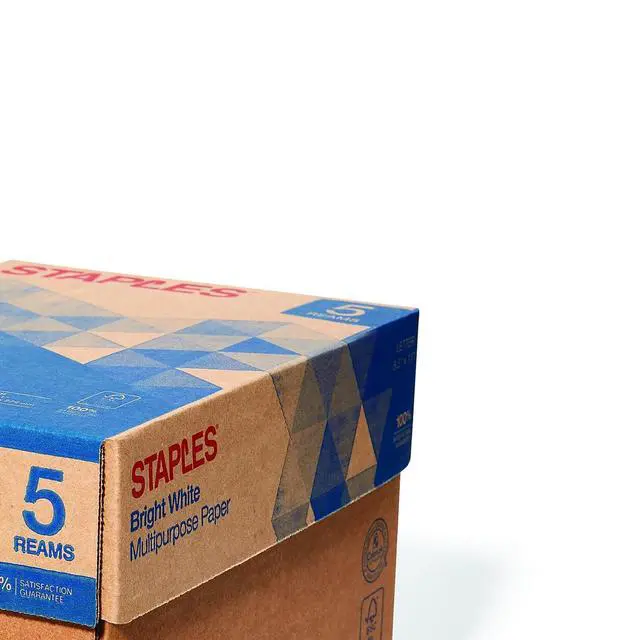Alt view image 7 of 8 - 8.5 x 11-Inch Multipurpose Paper, 22 lbs., 98 Brightness, 2500/Carton, For Office, School & Home