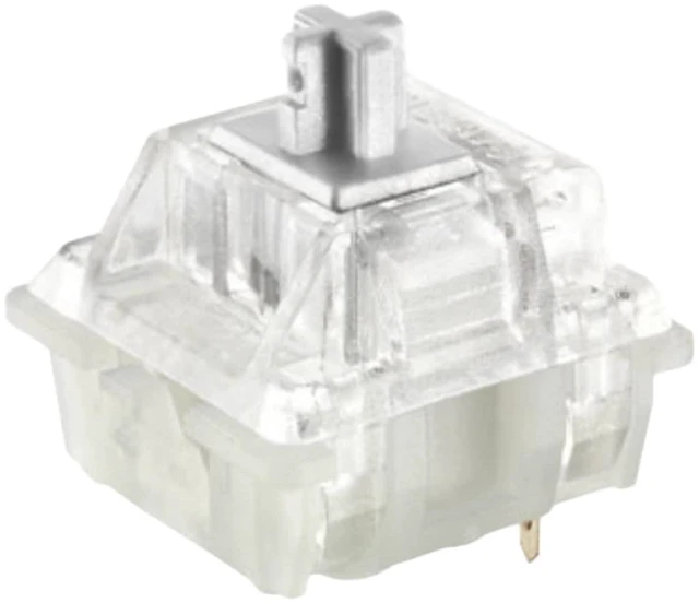 Alt view image 6 of 10 - Cherry MX Key Switches for Mechanical Gaming Keyboards | Plate Mounted | MX1A51NA (Cherry RGB Speed Silver, 90 Pcs)