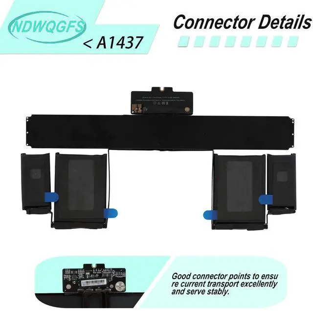 Alt view image 5 of 6 - A1437 A1425 Laptop Battery Compatible with MacBook Pro Retina 13" A1425 Late 2012 & Early 2013 74Wh 11.21V Fits Models MD101 MD102 MD212 MD213 ME662 EMC 2557 2672