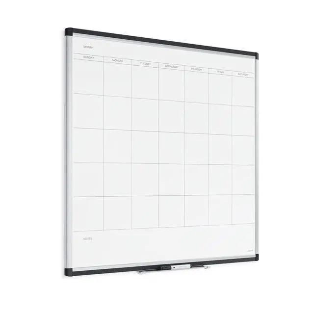 Alt view image 8 of 12 - PINIT Magnetic Dry Erase Monthly Calendar White Board, 36" x 36" Inches, Silver Aluminum Frame