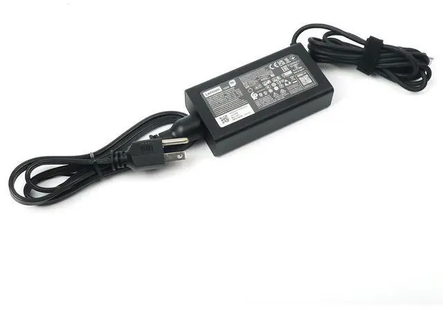 Alt view image 8 of 12 - Laptop Charger 100W Watt USB Type C(USB-C) AC Power Adapter - ldeapad 5 Pro 16, ThinkBook 15 16, Black, ADL100YLC3A