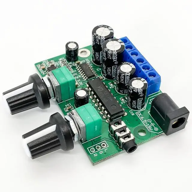 Alt view image 6 of 6 - Digital 2.1 Channel Subwoofer Amplifier Board 6W+6W+25W Pure Bass, Mini DC12V-15V HiFi Stereo Audio Power Amplifier Dual Channel Amp Module for Store Home Theater Speakers, Car Audio Speaker