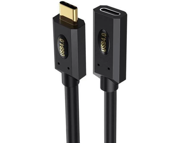 Alt view image 13 of 14 - Aomoproing 2ft 40Gbps USB 4.0 Type C Extension Cable, Straight Male to Straight Female 240W 5A PD USB C 4.0 Cord for Smartphones, Laptops, Thunderbolt 3, Support 8k@60Hz