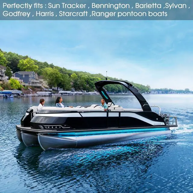 Alt view image 14 of 14 - Pontoon Boat Fenders Boat Bumpers for Docking Pontoon ONLY | Pontoon Bumpers Boat Fenders Customized Inflatable Boat Fenders Bumpers for Docking with Locking Recessed Groove&Grip Handle