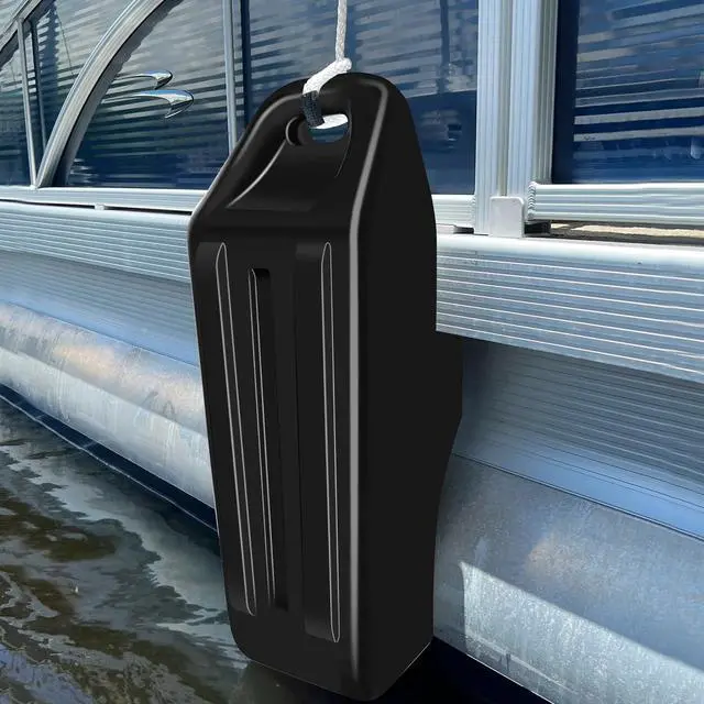 Alt view image 13 of 14 - Pontoon Boat Fenders Boat Bumpers for Docking Pontoon ONLY | Pontoon Bumpers Boat Fenders Customized Inflatable Boat Fenders Bumpers for Docking with Locking Recessed Groove&Grip Handle