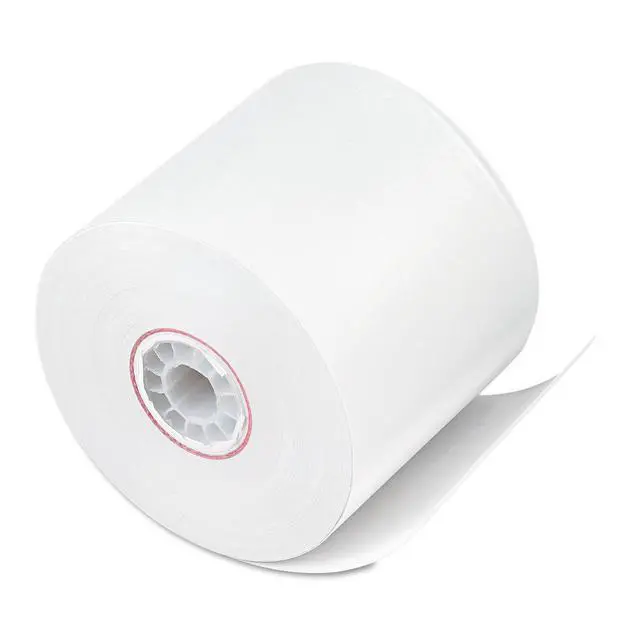 Alt view image 3 of 4 - 08677 Paper Rolls, One Ply Adding Machine/Calculator, 2 1/4" x 150 ft, White (Case of 100)