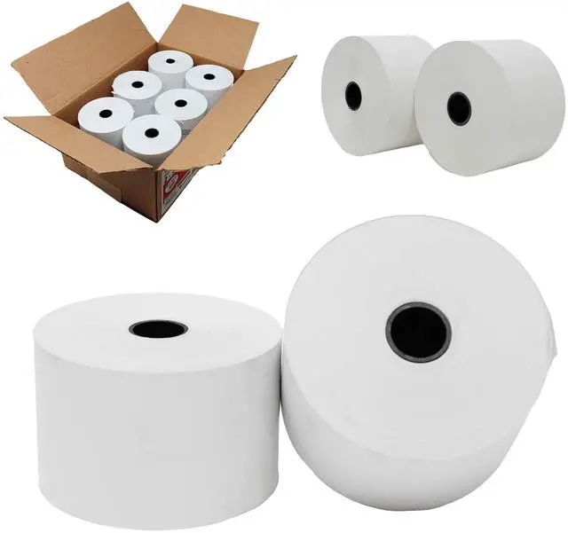 Alt view image 6 of 10 - 2 5/16" x 400' thermal receipt paper rolls (12 Rolls) for Dresser Wayne Gas System Receipt Paper/Island Printer Pay-At-The-Pump Thermal Paper BPA Free