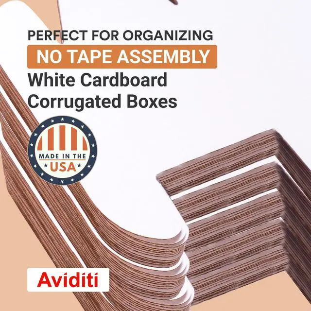 Alt view image 9 of 12 - AVIDITI Shipping Boxes Medium 6"L x 18"W x 4.5"H, 50-Pack, Corrugated Cardboard Box for Packing, Shipping and Storage