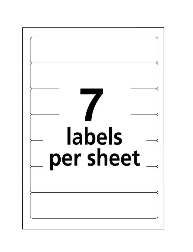 Alt view image 12 of 14 - File Folder Labels on 4" x 6" Sheets, Permanent Adhesive, Assorted Colors, 2/3" x 3-7/16", 4,536 Labels, Pack of 18 (5215)