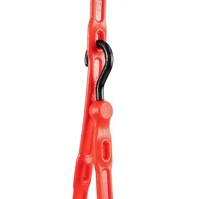 Alt view image 10 of 14 - 36" Adjust-A-Strap, Adjustable Heavy Duty Polyurethane Bungee Strap, Heavy Duty Nylon Hooks, Made in the USA, 4 Pack, Red