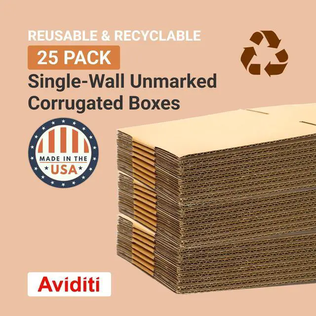 Alt view image 9 of 12 - Shipping Boxes Tall 6"L x 6"W x 36"H 25-Pack - Corrugated Cardboard Box for Moving, Mailing, Packing, Packaging and Storage